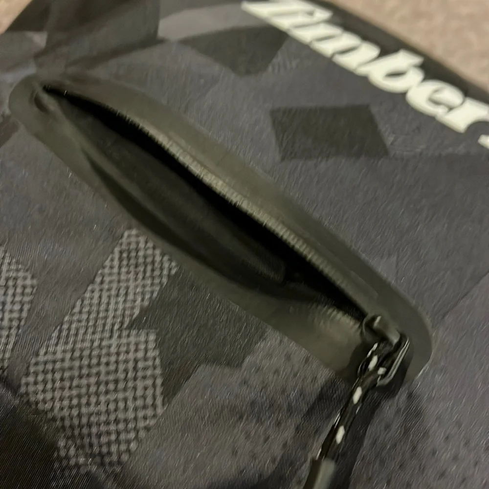 Timberland Roll Top Backpack school book bag new black camo 30L